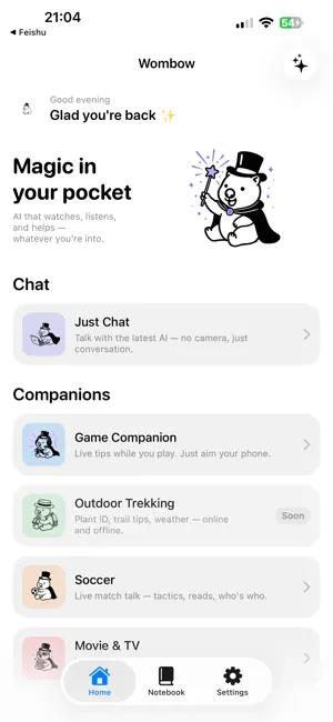 Wombow screenshot 1
