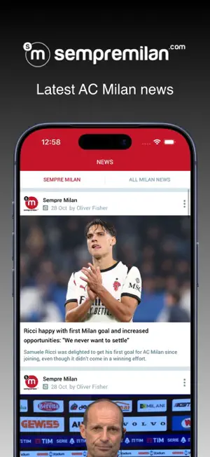 Sempre Milan screenshot 1