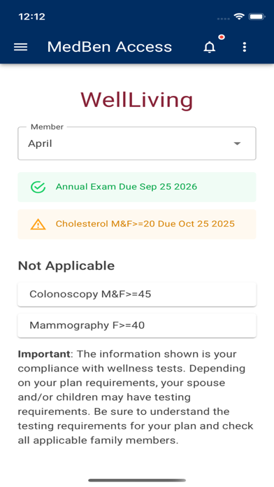 MedBen Mobile iPhone screenshot 5 - Medical app