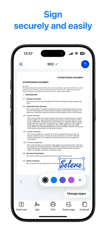 PDF Scanner - Scan & Convert screenshot 2 of 6