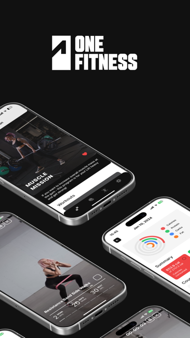 One Fitness App Screenshot
