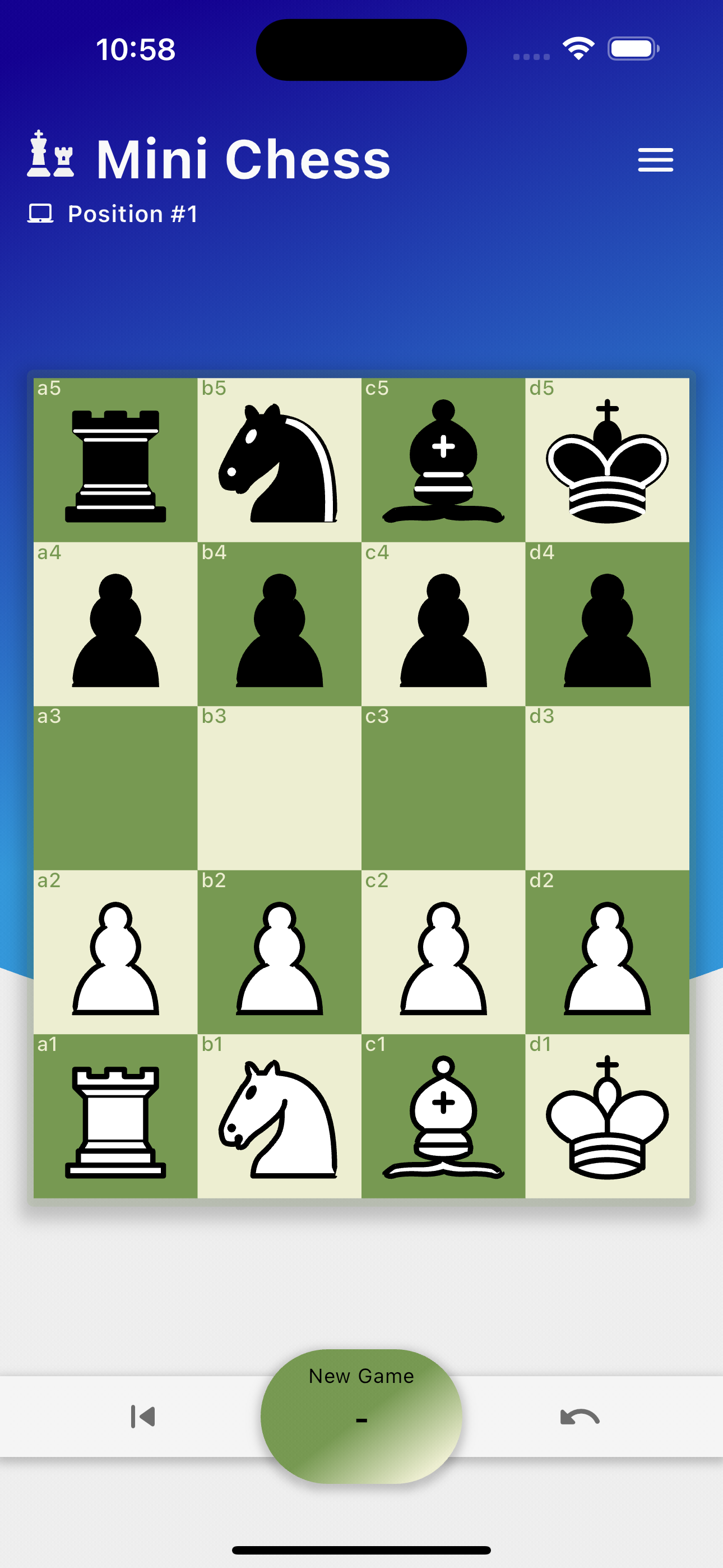 Mini Chess 5x4