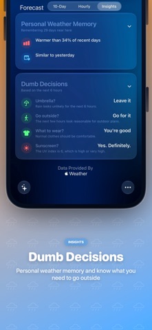 Dumb Weather: Clear & Dry Screenshot 3 of 5