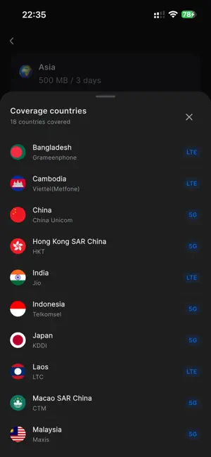 VoyageSIM - eSIM for Travel screenshot 4
