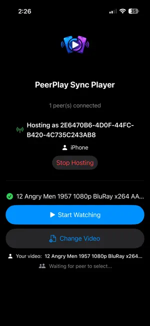 PeerPlay Sync Player screenshot 3