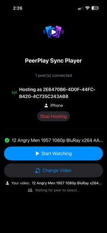 PeerPlay Sync Player Screenshot 3 of 4