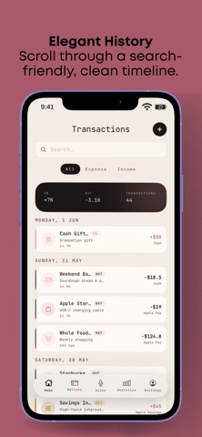 Sakura - Voice Expense Tracker screenshot
