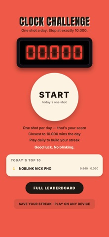 Clock Challenge: Stop at 10 Screenshot 1 of 5
