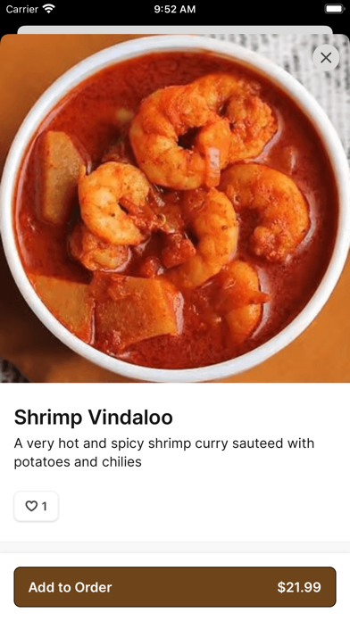 Kabab & Curry iPhone screenshot 4 - Food & Drink app