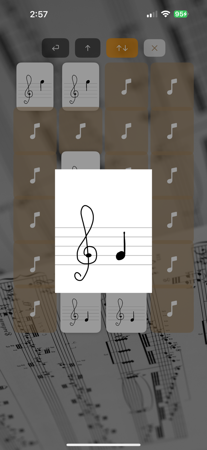 Memorama Clave de Sol