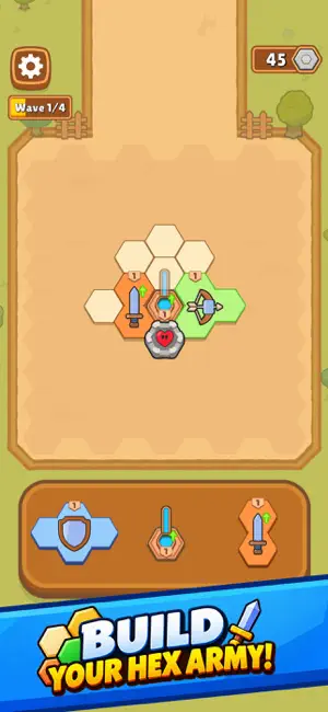 Hexarena: Merge Defense screenshot 1