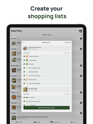 Avocadish: Recipes & Mealplan iPad screenshot 4