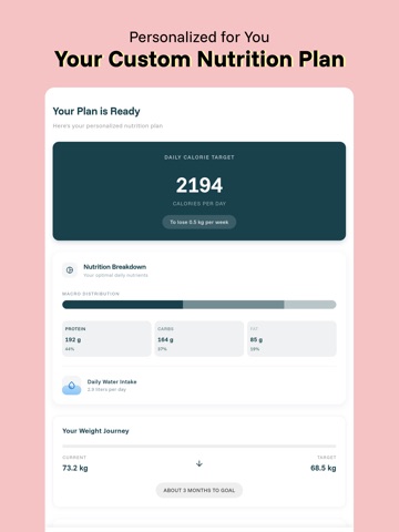 CalEye: AI Calorie Tracker iPad screenshot