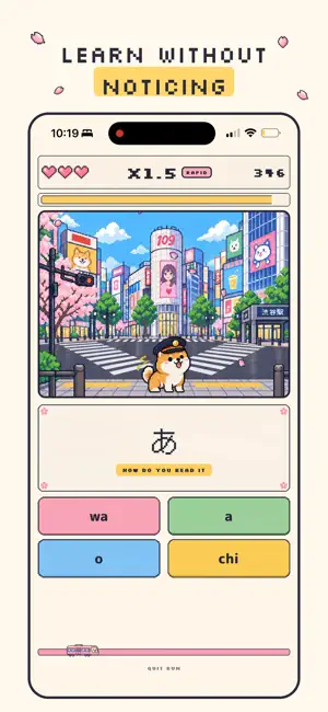 Nihongo Rush: Learn Japanese screenshot 1