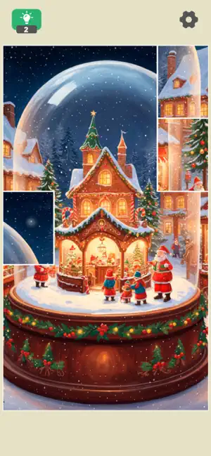 Christmas Puzzles : Xmas Game screenshot 1