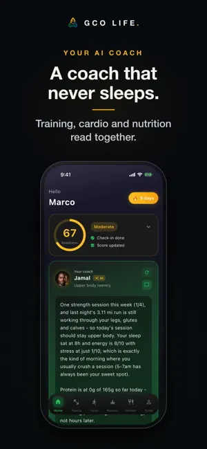 GCO Life: AI Health & Fitness screenshot 1