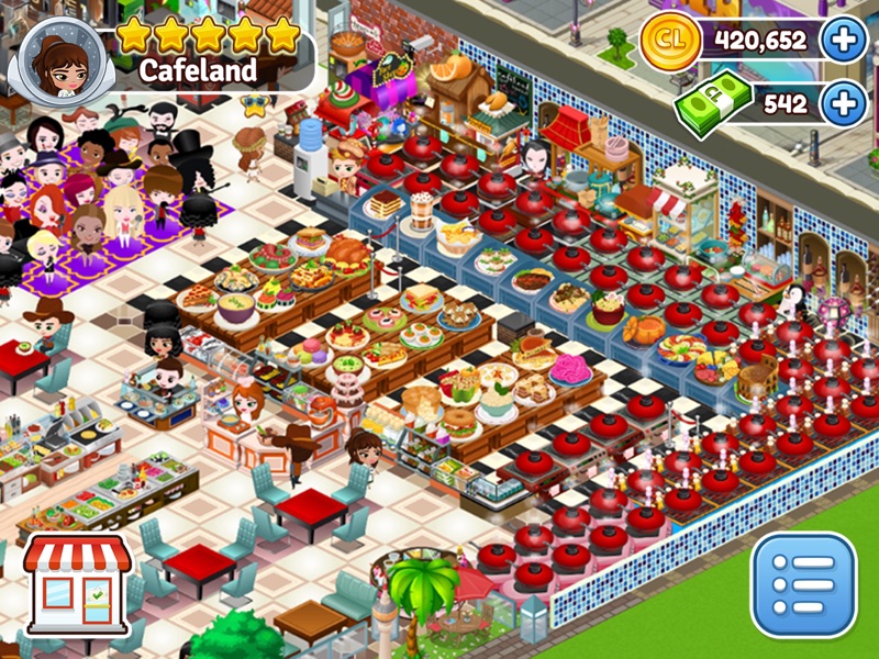 Cafeland: Juego de Restaurante screenshot 12
