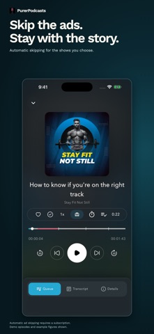 PurerPodcasts screenshot