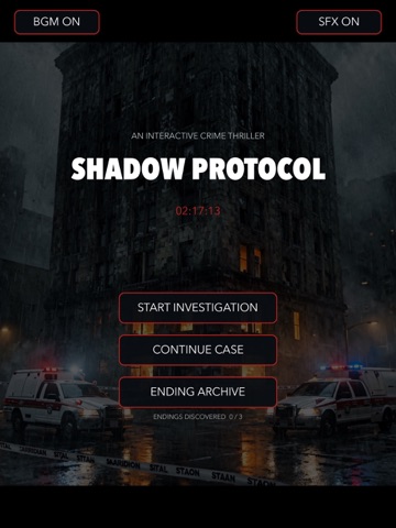 SHADOW PROTOCOL: ZERO iPad screenshot