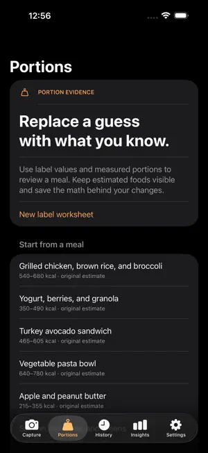 PlateMath: Snap Calories screenshot 1