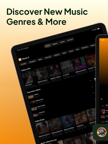 Music X - Music Streaming Pro iPad screenshot 1