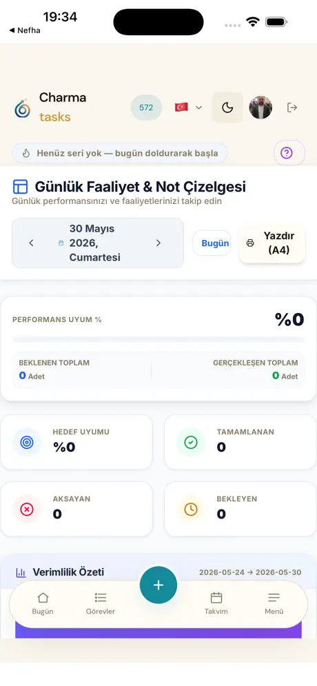 Charma Tasks‑App screenshot 2