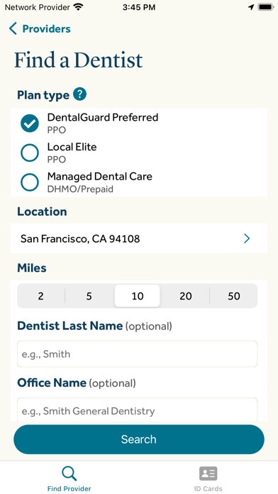 Guardian® Dental & Vision Screenshot