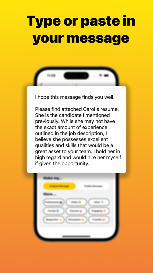 #3. AI Email Enhancer: Tone (iOS) Av: Ready Set Joy