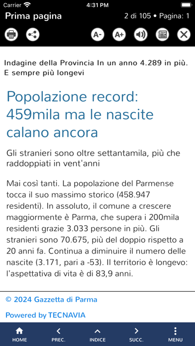 La Gazzetta di Parma Screenshot