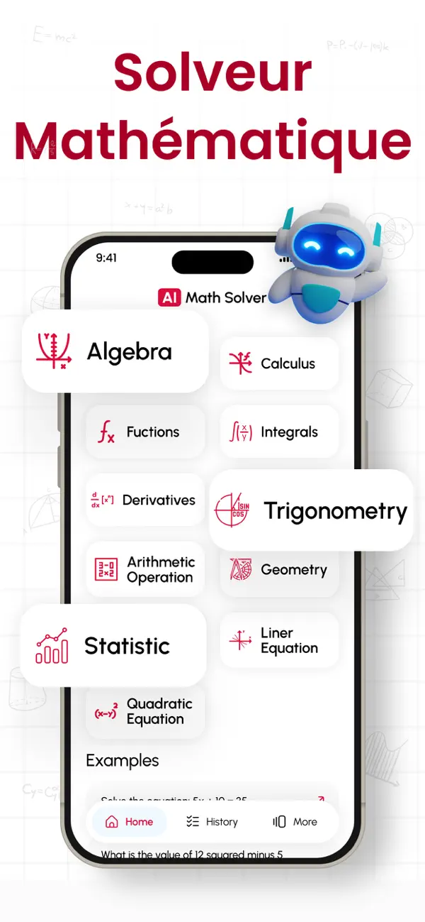Screenshot #1 pour IA Mathematique: Aide Devoir
