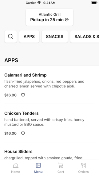 App screenshot