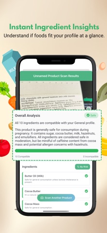 BiteSight - Diet Food Scanner iPhone screenshot