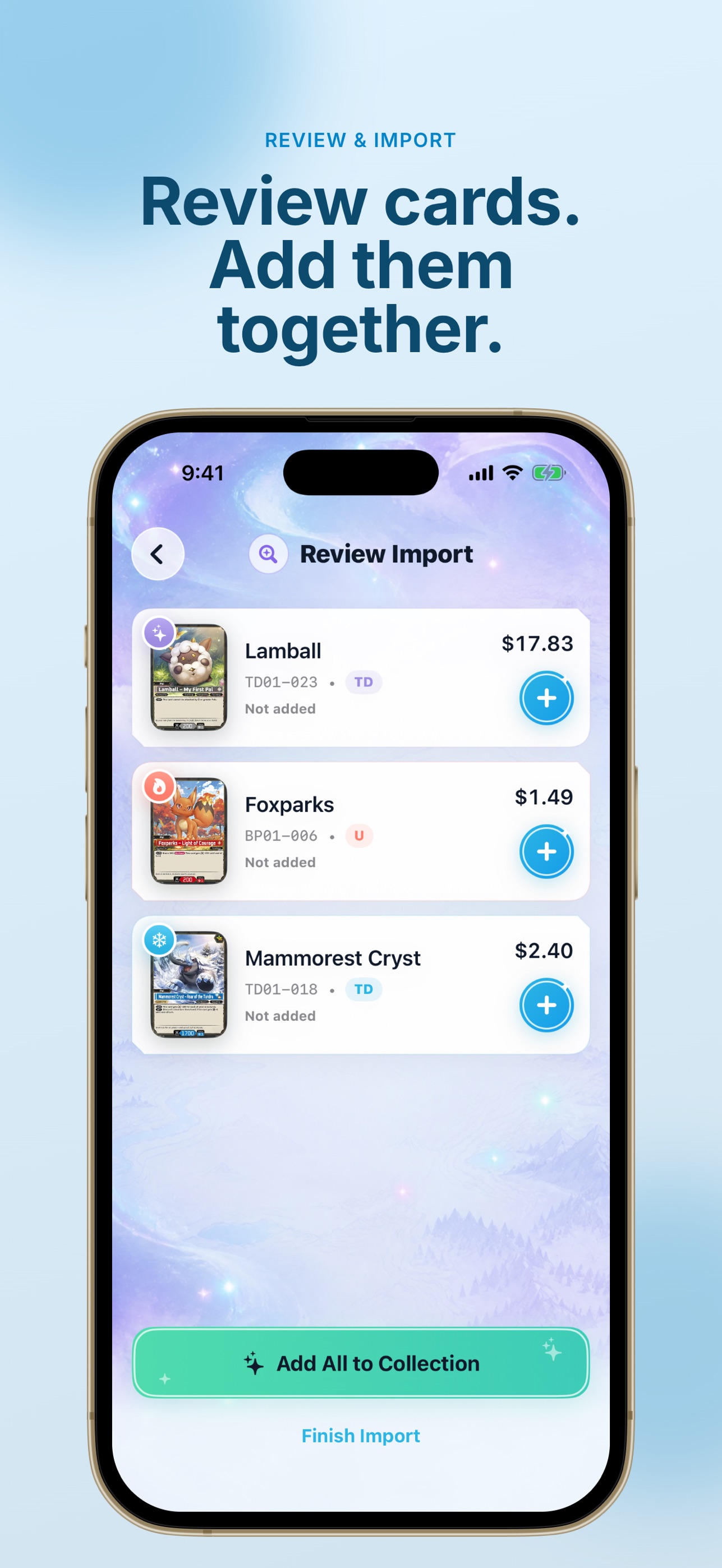 Screenshot 2 of PrismBinder: TCG Scanner