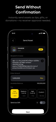 Bitcoin Tribe - RGB Assets iPhone screenshot