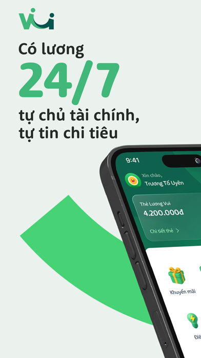 Vui - Chạm là có lương iPhone screenshot 1 - Finance app