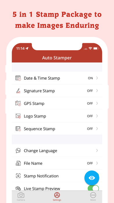 Auto Stamper: Timestamp Camera Screenshot
