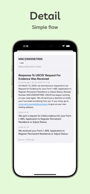Case Checkr - USCIS screenshot 3