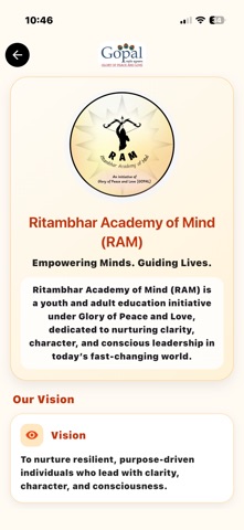 Gopal Foundation iPhone screenshot