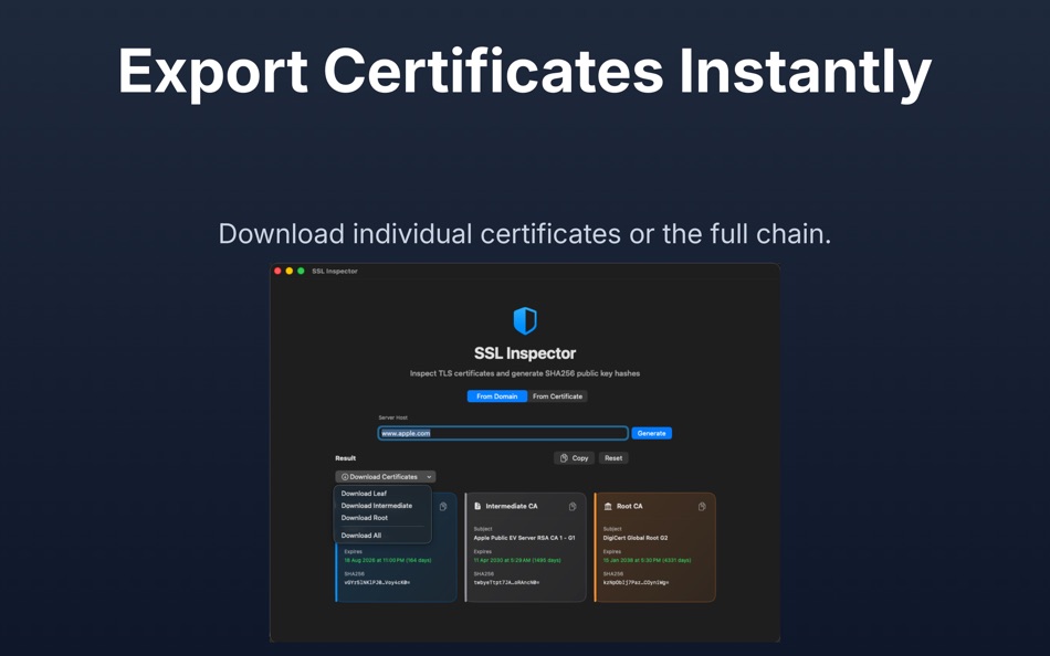 #5. SSL Inspector (macOS) 由: Kannan R S