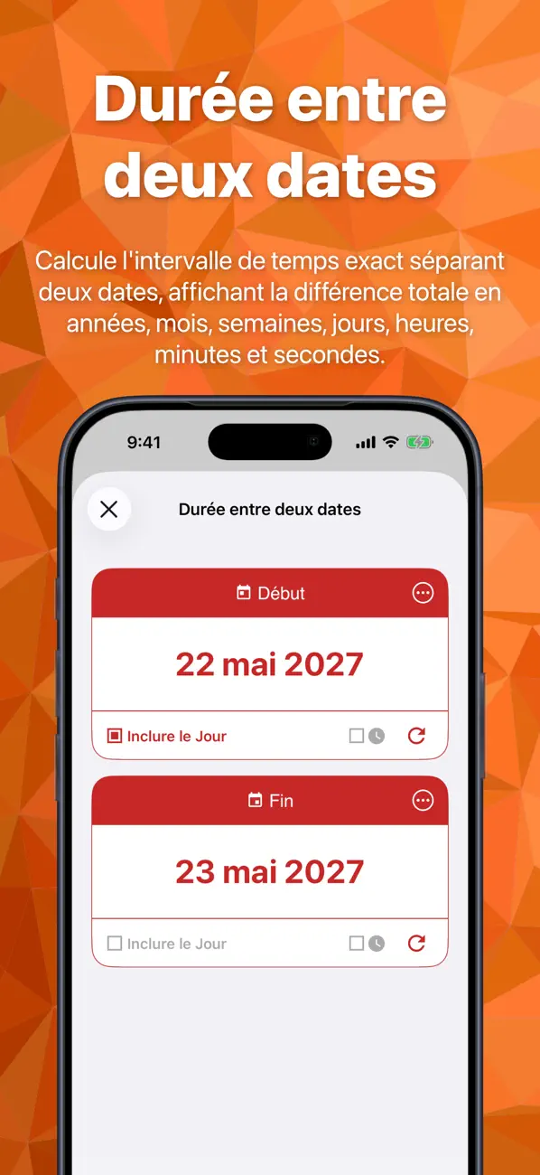 Screenshot #2 pour Date Calculatrice