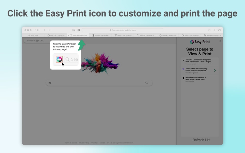 #2. Easy Print: Free Web Printer (macOS) 来自: Tightrope Interactive, Inc.