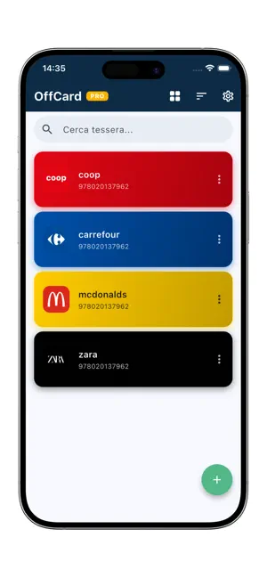OffCard screenshot 1