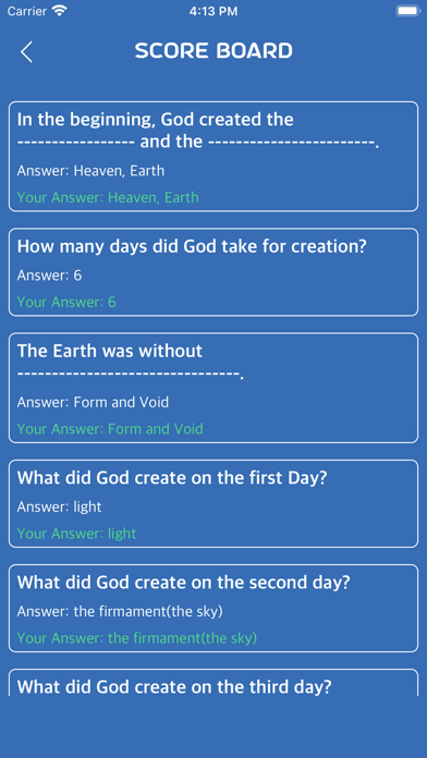 Bible Quiz * Screenshot