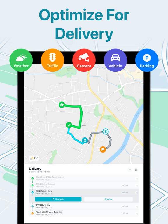 Screenshot #6 pour enRoute Delivery Route Planner