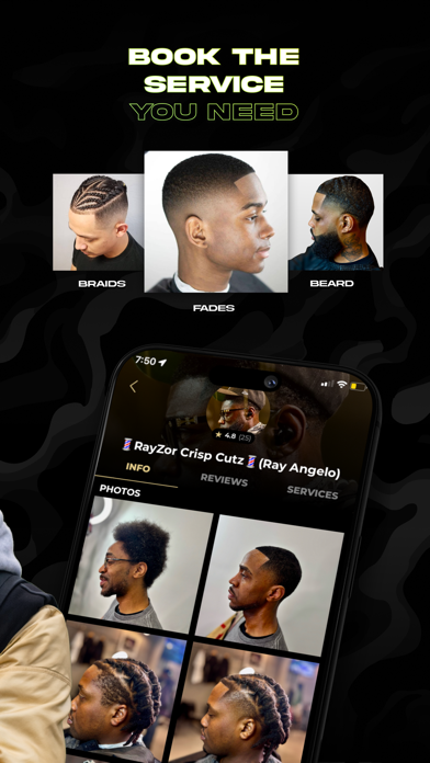 theCut: Barbershop Booking screenshot