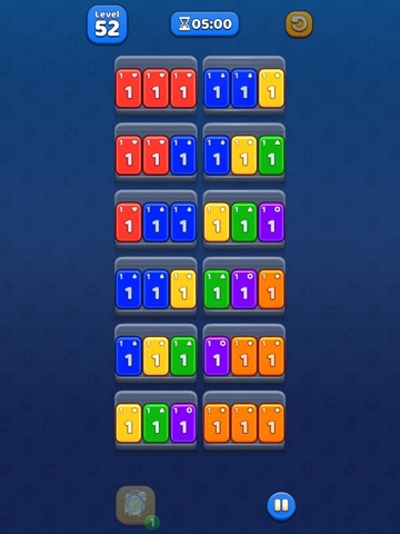 Hue Solitaire iPad screenshot