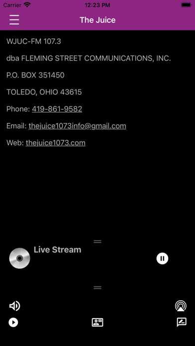 The Juice FM Screenshot