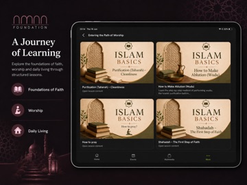Aman Foundation iPad screenshot