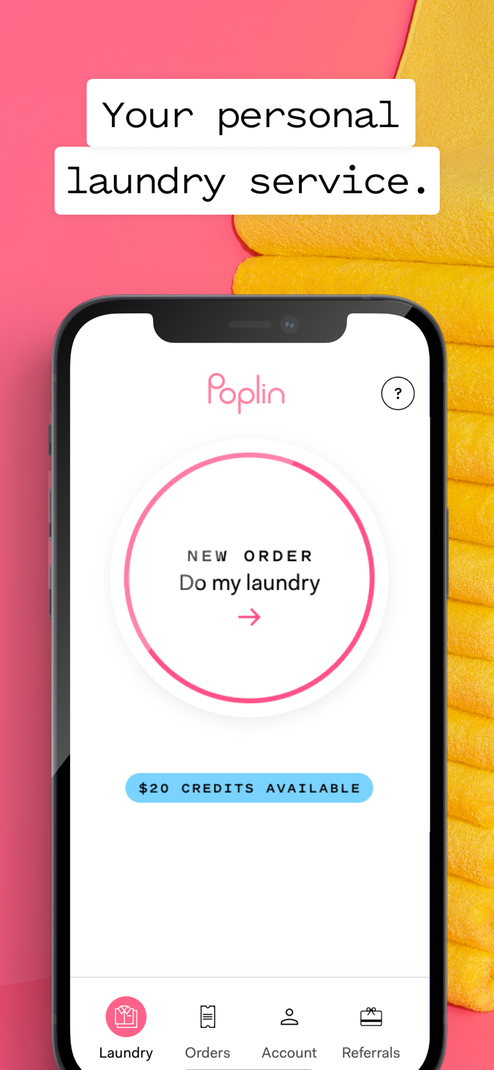 Poplin: Laundry Service screenshot 2