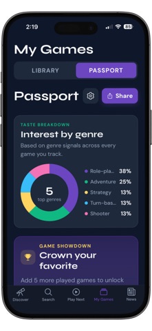 NextPlay: Game Info & Picker Screenshot 2 of 6